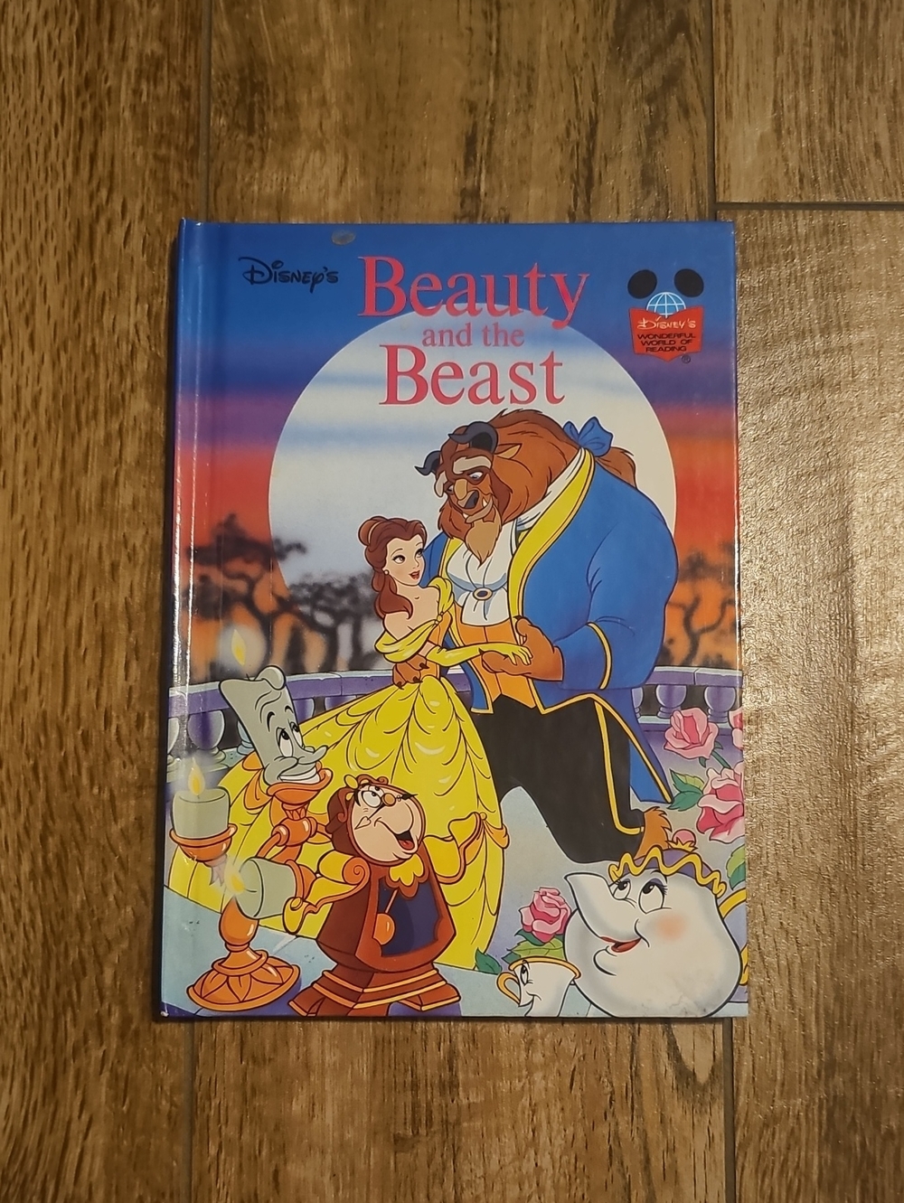 Disney Beauty and the Beast Hardcover - Yellow, Blue & Red Cover